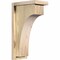 Ekena Millwork Huntington Rough Sawn Corbel w/Backplate, Douglas Fir, 6"W x 10"D x 18"H COR06X10X18HUN01RDF - alternate 1